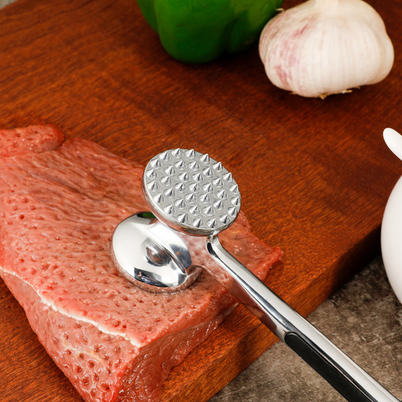 Zinc Alloy Double-Sided Solid One Steak Pork Chop Loose Tender Meat Hammer Kitchen Gadget