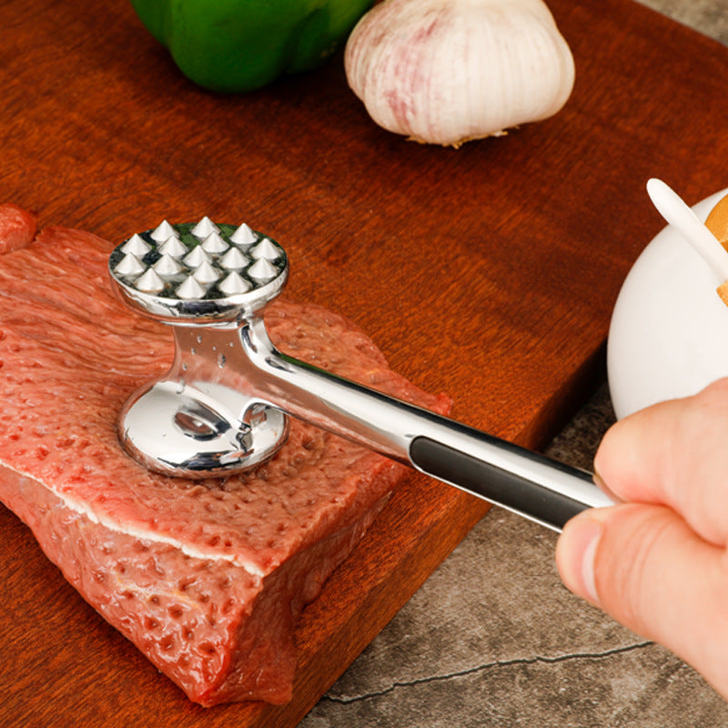 Zinc Alloy Double-Sided Solid One Steak Pork Chop Loose Tender Meat Hammer Kitchen Gadget